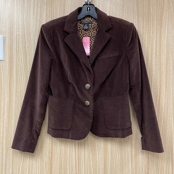 Statements Brown Blazer Size 2P - Picture 1 of 4